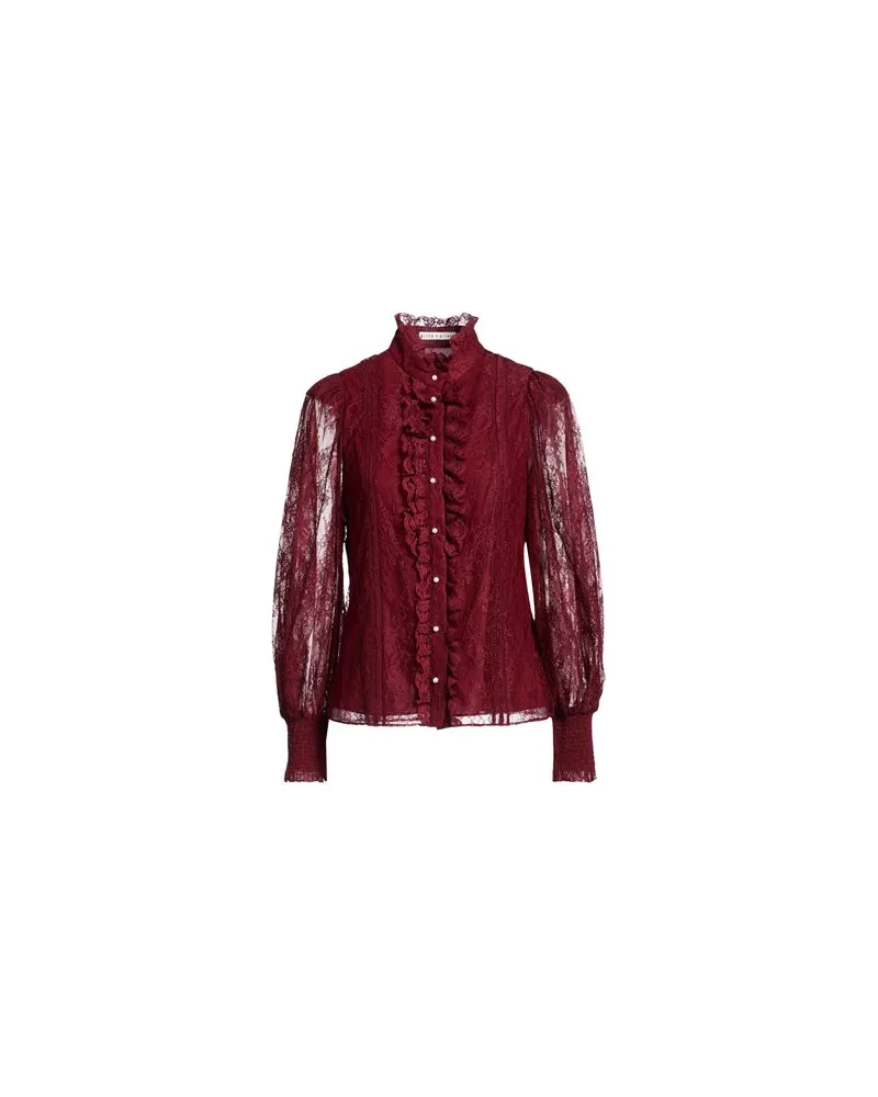 Alice + Olivia TOPS - Hemdenauf YOOX.COM Bordeaux