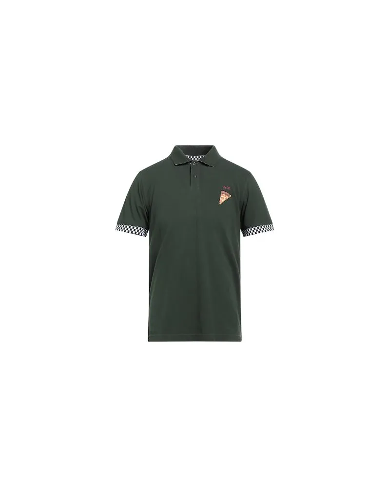 Sun68 PIZZA&SUSHI - TOPS - Poloshirtsauf YOOX.COM Militärgrün