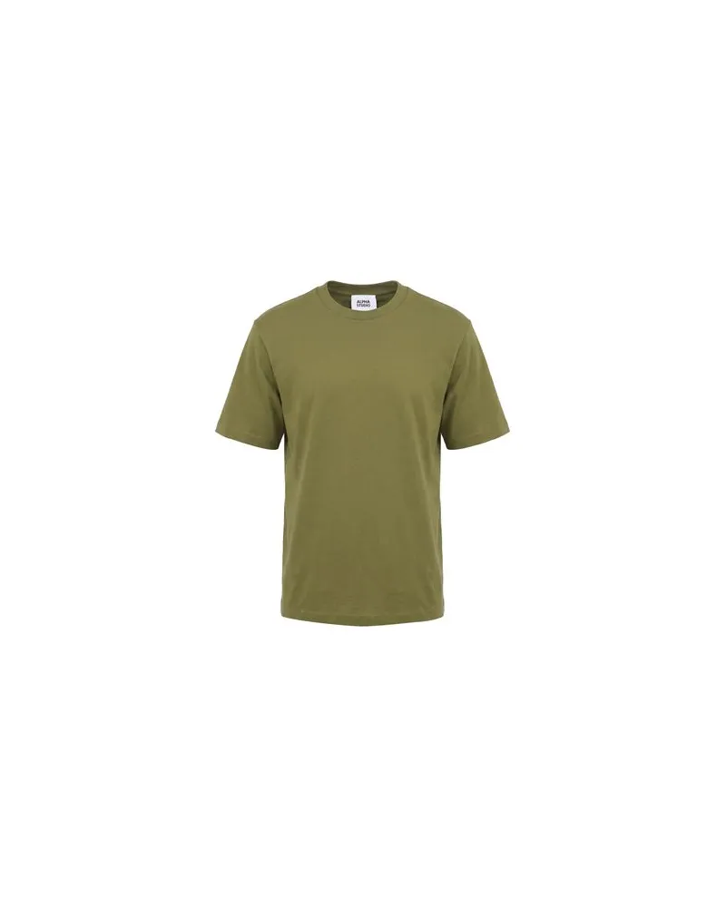 Alpha Studio TOPS - T-shirtsauf YOOX.COM Militärgrün