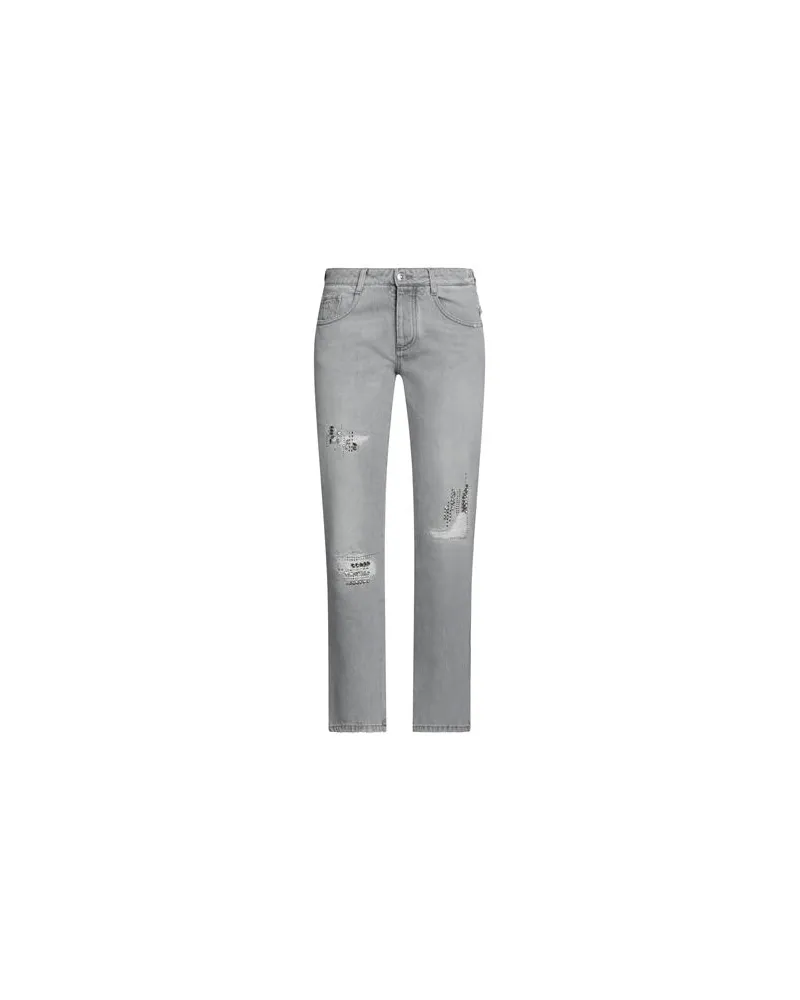 Ermanno Scervino HOSEN & RÖCKE - Jeanshosenauf YOOX.COM Grau