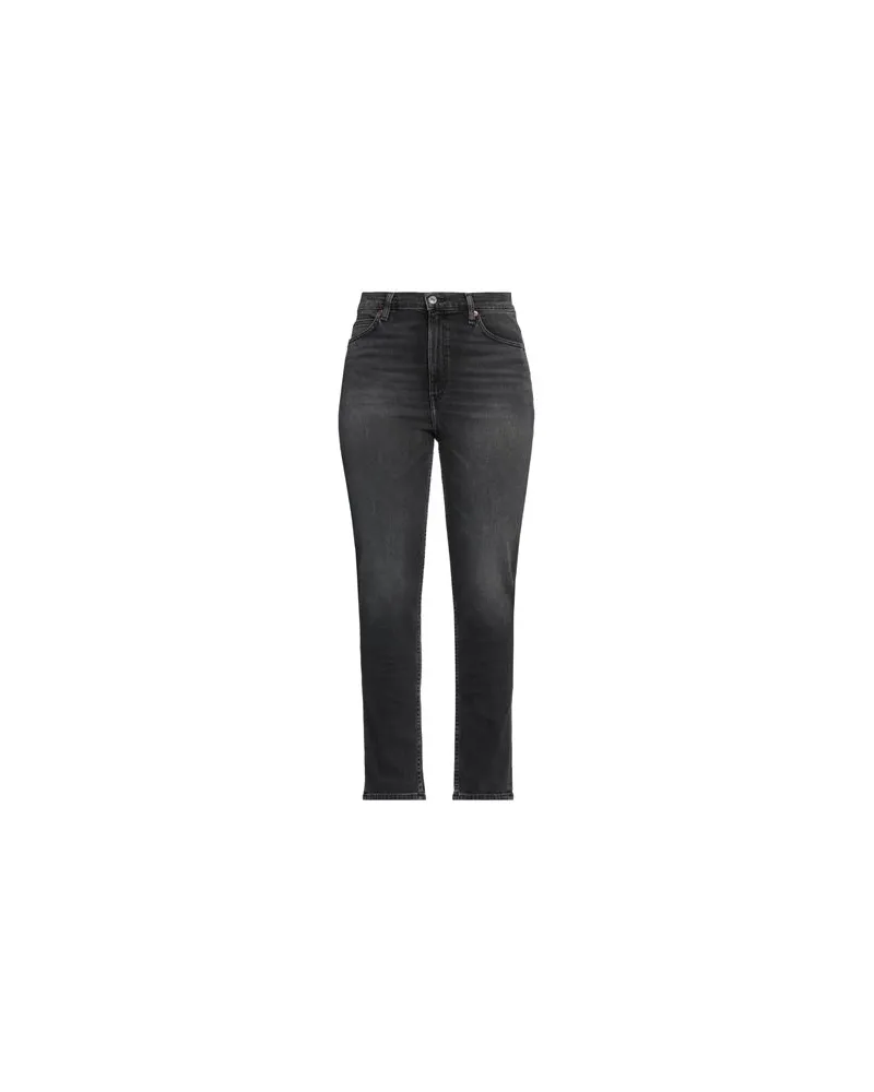 RE/DONE HOSEN & RÖCKE - Jeanshosenauf YOOX.COM Schwarz