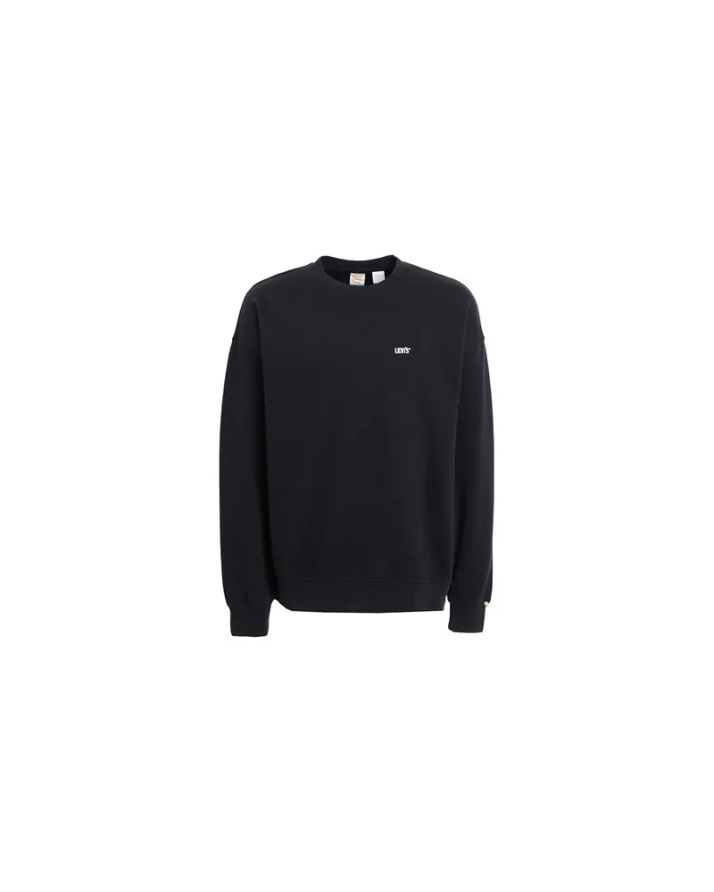 Levi's GOLD TAB CREW NECK - TOPS - Sweatshirtsauf YOOX.COM Schwarz
