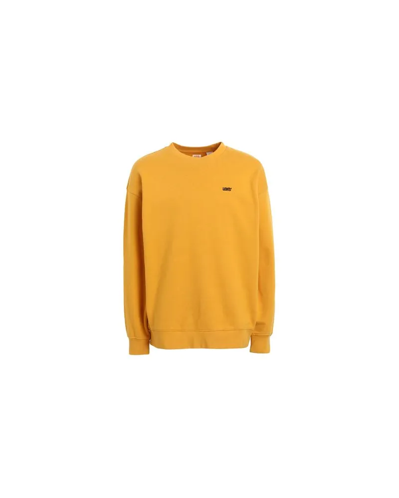 Levi's GOLD TAB CREW NECK - TOPS - Sweatshirtsauf YOOX.COM Mandarine