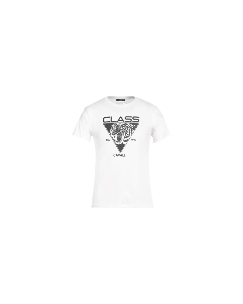 Roberto Cavalli TOPS - T-shirtsauf YOOX.COM Weiß