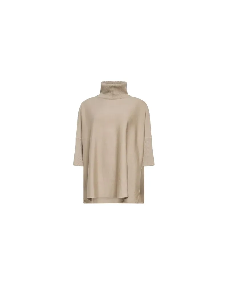 Anna Molinari STRICKWAREN - Rollkragenpulloverauf YOOX.COM Beige