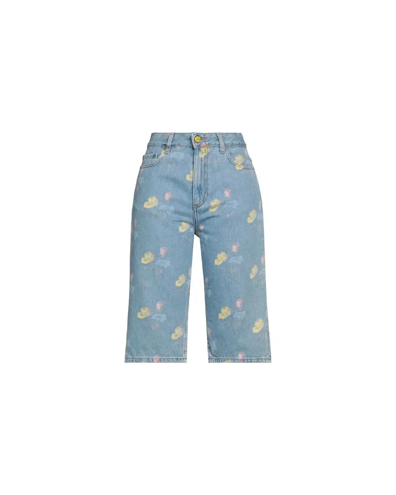 Ganni HOSEN & RÖCKE - Jeanshosenauf YOOX.COM Blau