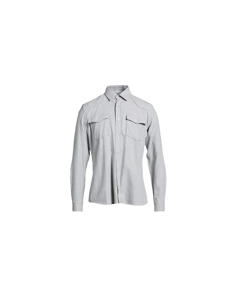 AT.P.CO TOPS - Hemdenauf YOOX.COM Hellgrau
