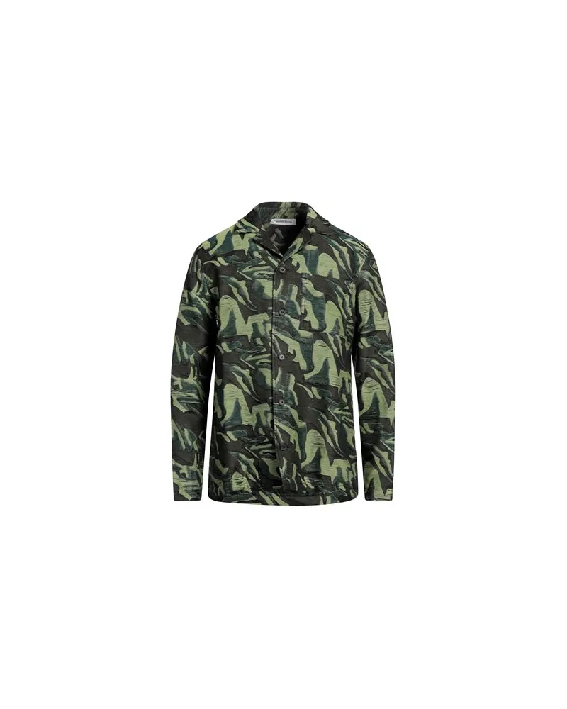 Wood Wood TOPS - Hemdenauf YOOX.COM Militärgrün