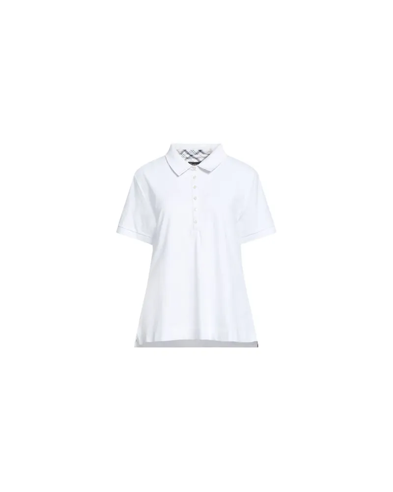 Barbour SUMMER TARTAN - TOPS - Poloshirtsauf YOOX.COM Weiß