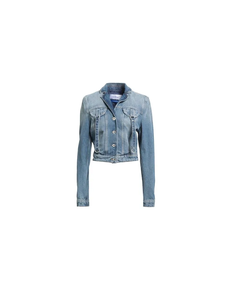 OFF-WHITE JACKEN & MÄNTEL - Jeansjacken/Mäntelauf YOOX.COM Blau