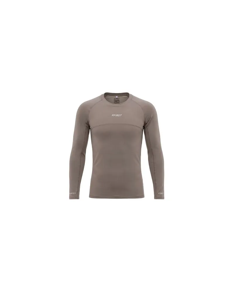 Family First TOPS - T-shirtsauf YOOX.COM Braungrau