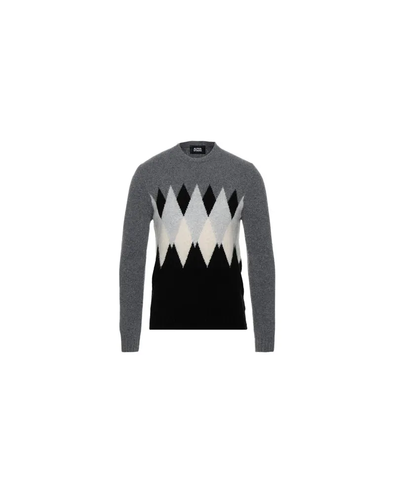 Alpha Studio STRICKWAREN - Pulloverauf YOOX.COM Blei