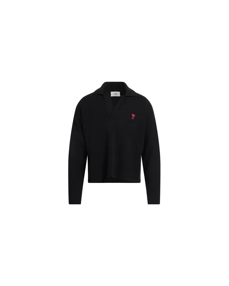 AMI Paris STRICKWAREN - Pulloverauf YOOX.COM Schwarz