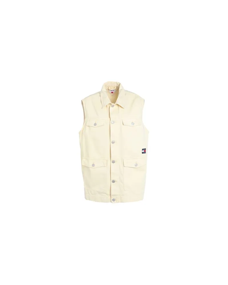 Tommy Hilfiger JACKEN & MÄNTEL - Jeansjacken/Mäntelauf YOOX.COM Pastellgelb