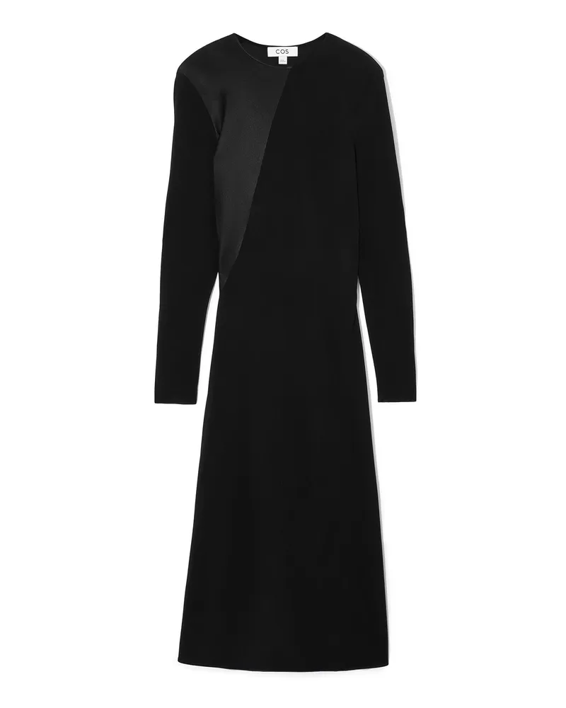 Cos Midi-Kleid Schwarz