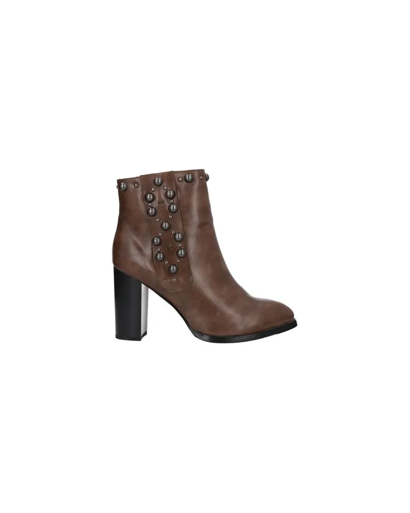 Luciano Barachini SCHUHE - Stiefelettenauf YOOX.COM Braun