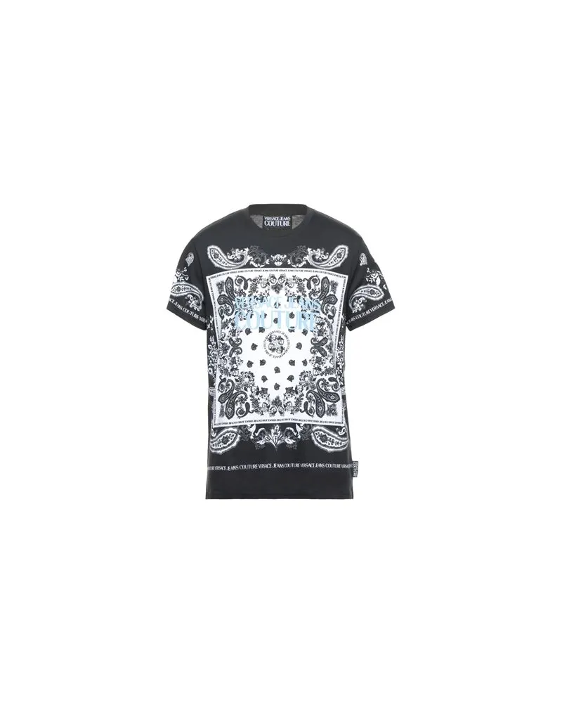 Versace Jeans TOPS - T-shirtsauf YOOX.COM Schwarz