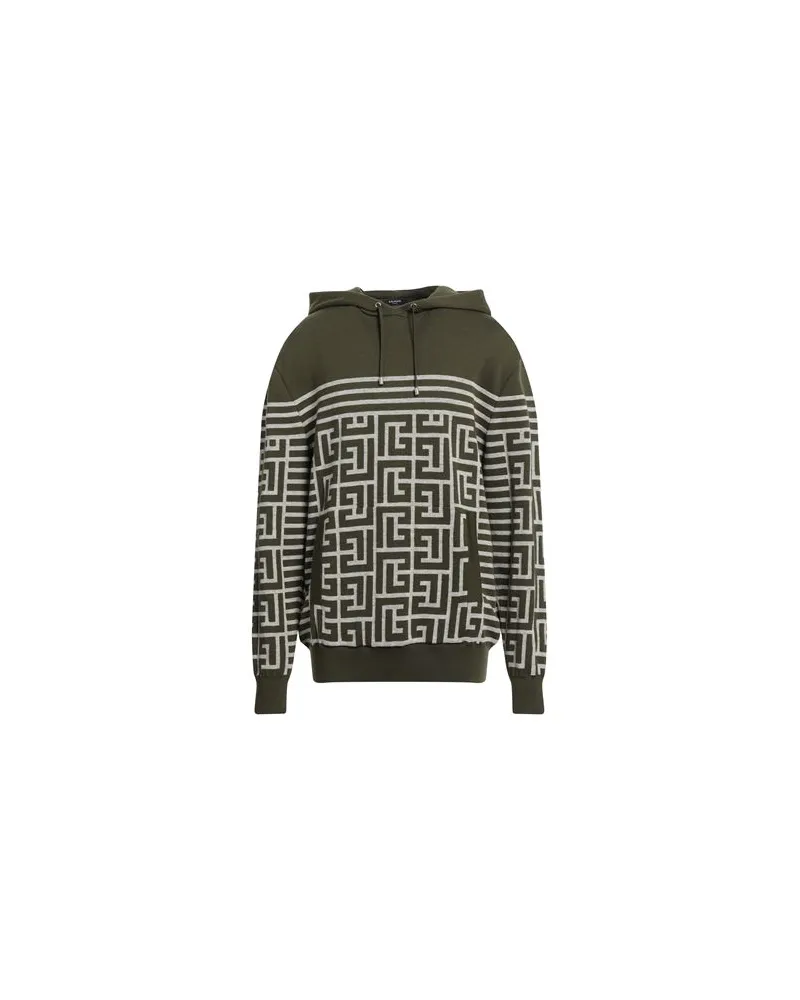 Balmain TOPS - Sweatshirtsauf YOOX.COM Militärgrün