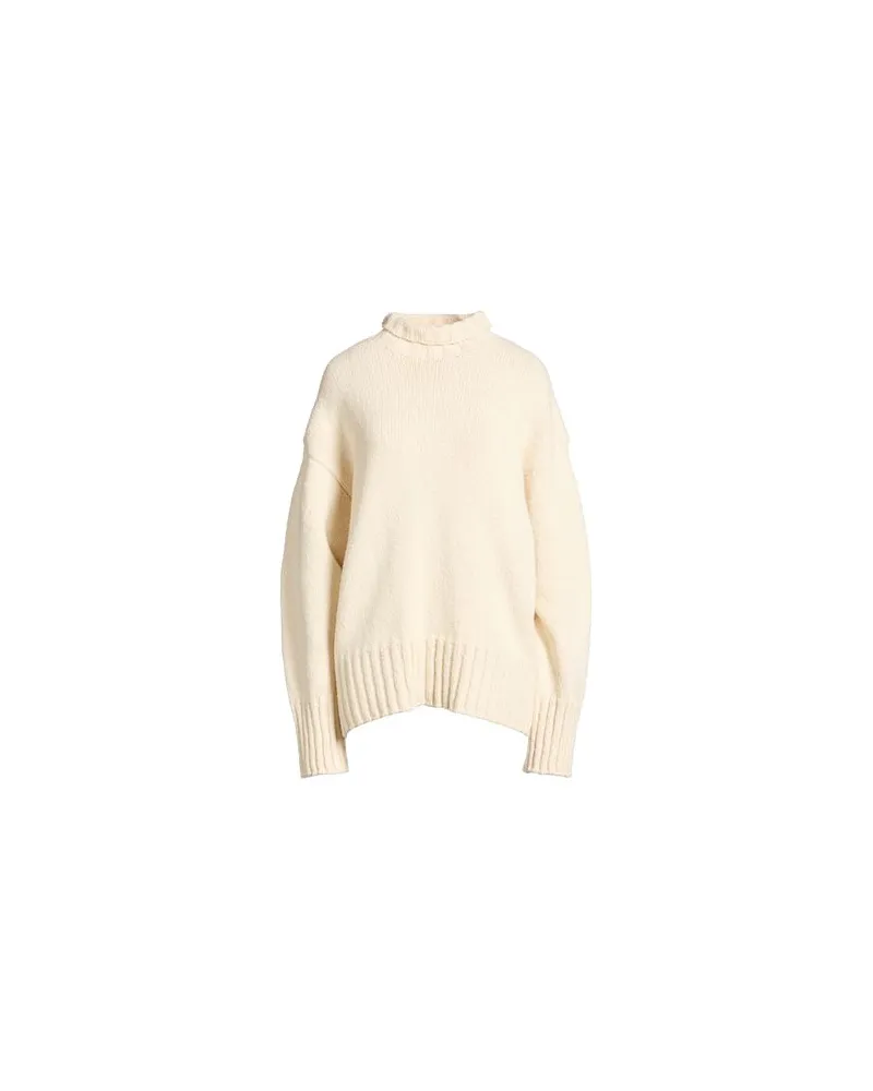 Jil Sander STRICKWAREN - Rollkragenpulloverauf YOOX.COM Cremeweiß