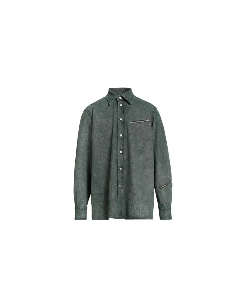 Maison Margiela TOPS - Jeanshemdenauf YOOX.COM Grün