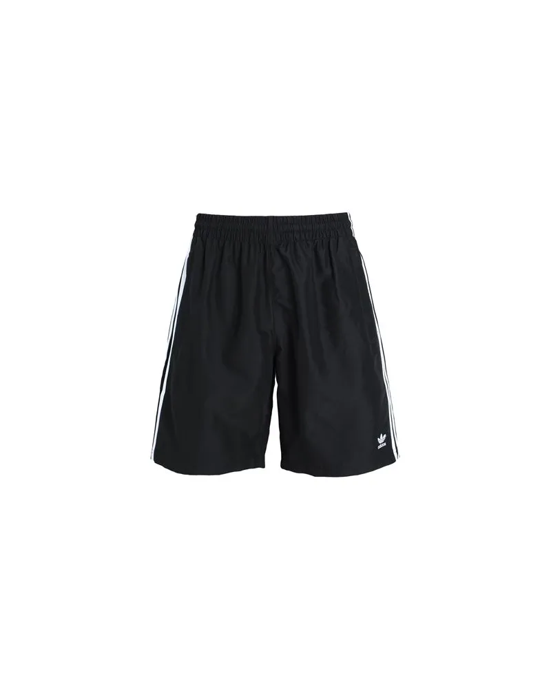adidas SHORTS  - HOSEN & RÖCKE - Shorts & Bermudashortsauf YOOX.COM Schwarz