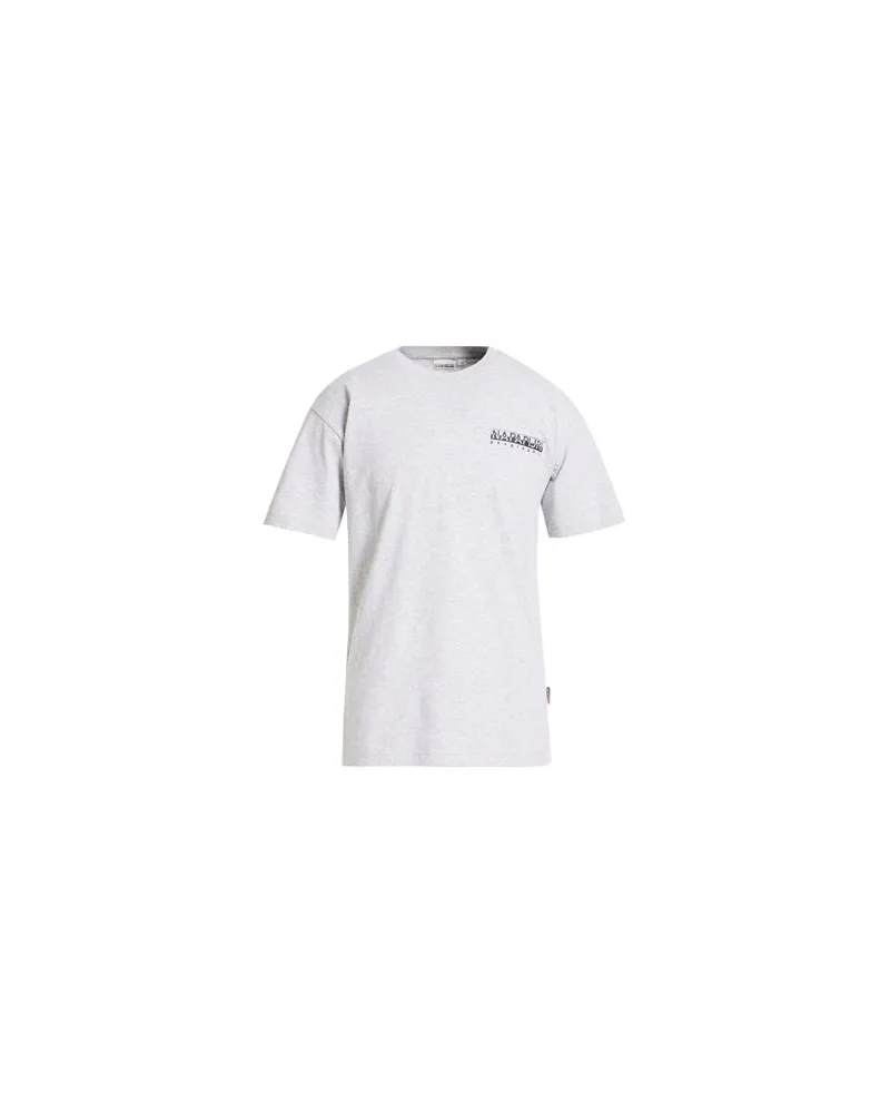 Napapijri TOPS - T-shirtsauf YOOX.COM Hellgrau