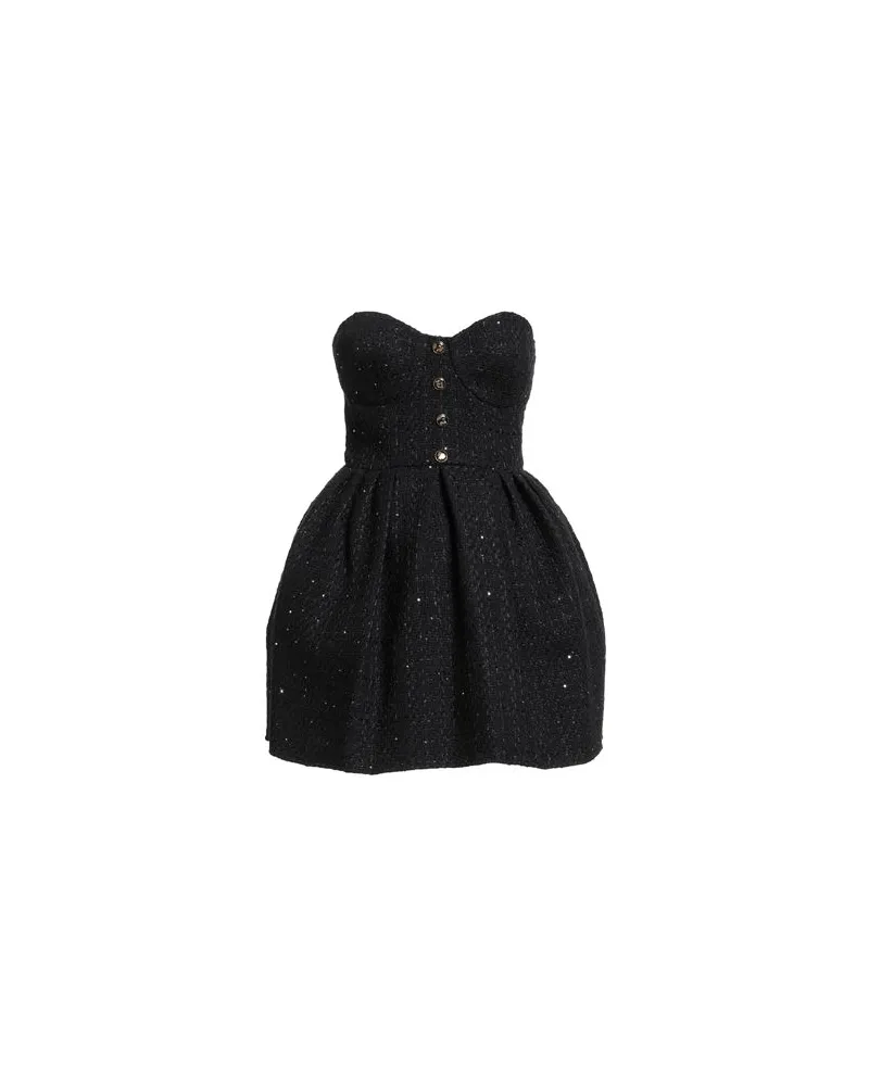 Elisabetta Franchi KLEIDER - Mini-Kleiderauf YOOX.COM Schwarz