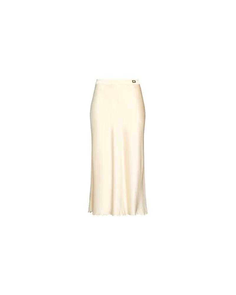 Elisabetta Franchi HOSEN & RÖCKE - Midi-Röckeauf YOOX.COM Pastellgelb