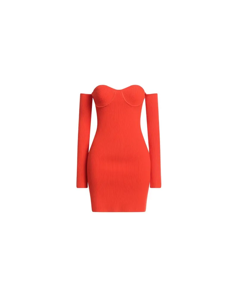 Helmut Lang KLEIDER - Mini-Kleiderauf YOOX.COM Tomatenrot