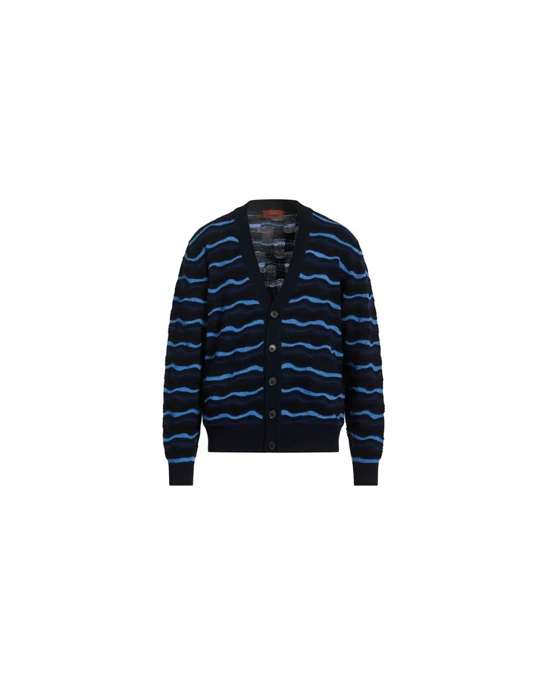 Missoni STRICKWAREN - Strickjackenauf YOOX.COM Blau