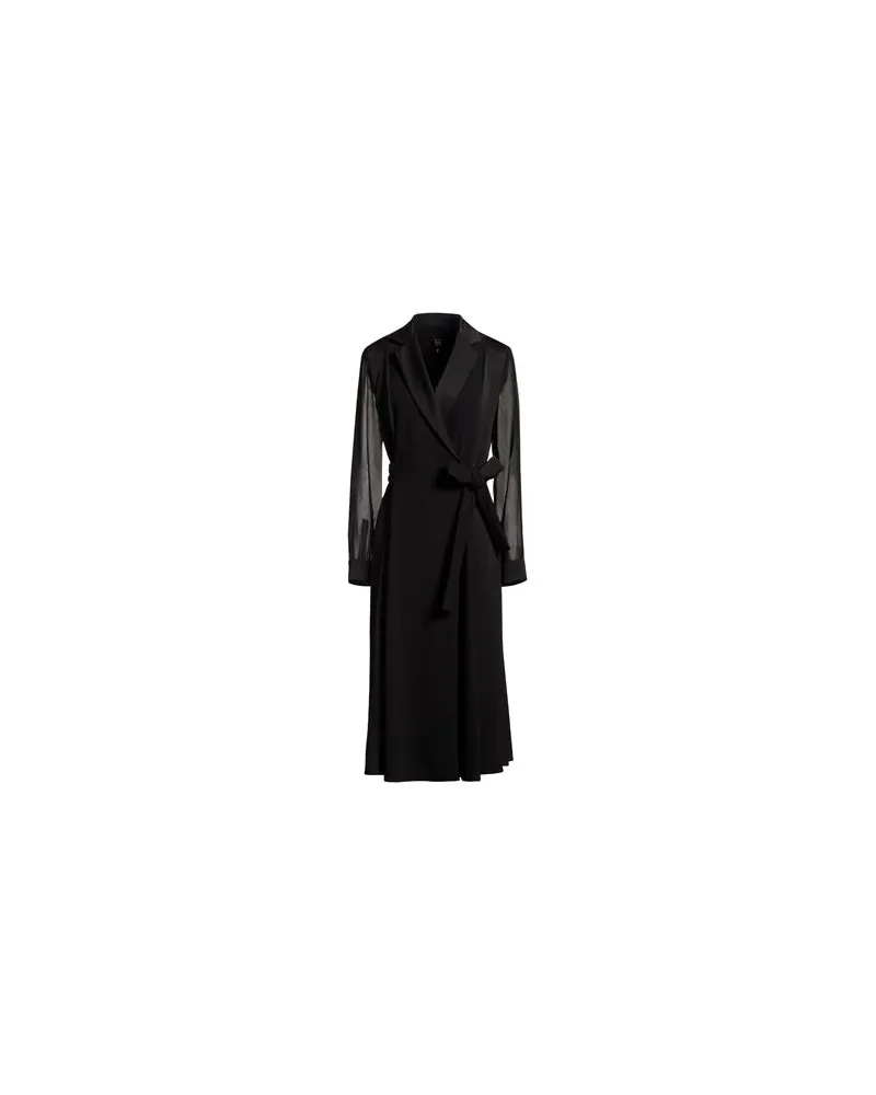 MARELLA KLEIDER - Midi-Kleiderauf YOOX.COM Schwarz