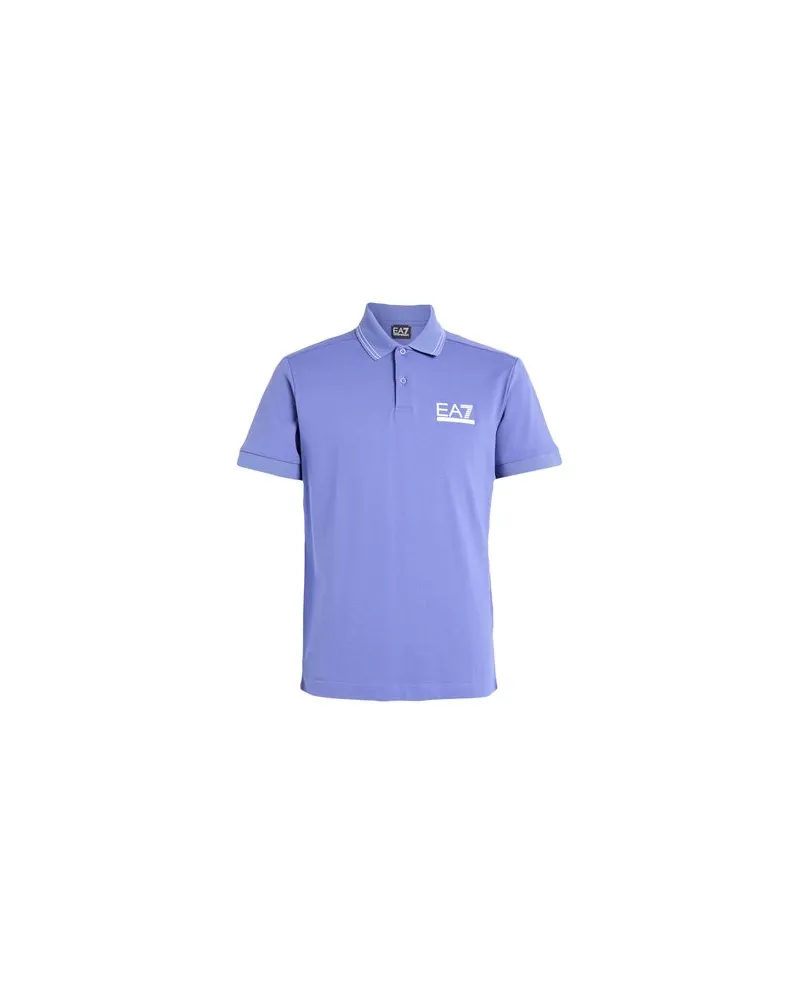 EA7 TOPS - Poloshirtsauf YOOX.COM Azurblau
