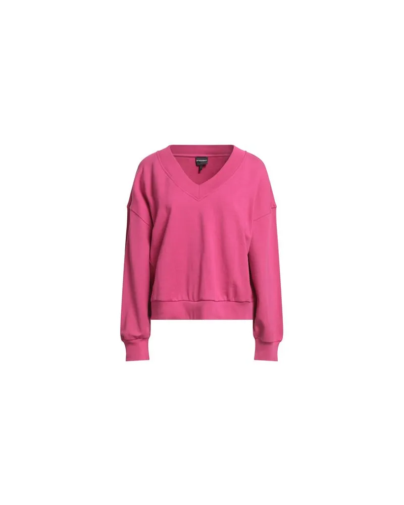 Emporio Armani TOPS - Sweatshirtsauf YOOX.COM Fuchsia