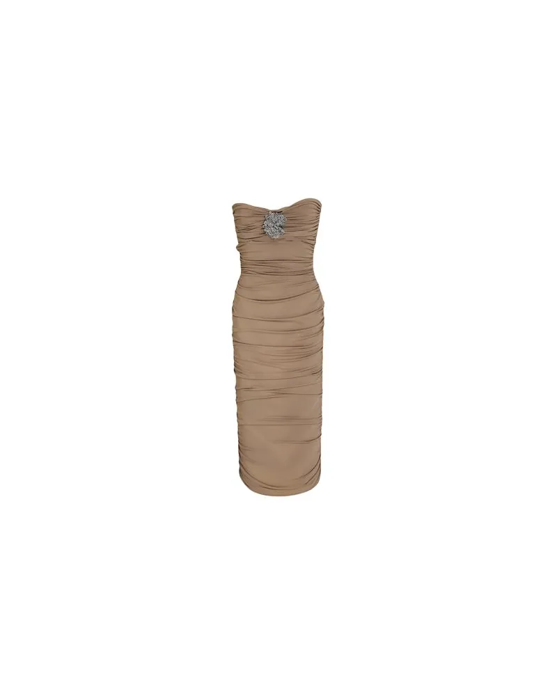 Amen KLEIDER - Midi-Kleiderauf YOOX.COM Khaki