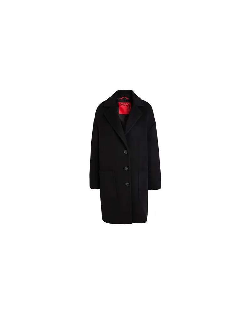 MAX&Co. TAROCCO  - JACKEN & MÄNTEL - Mäntelauf YOOX.COM Schwarz