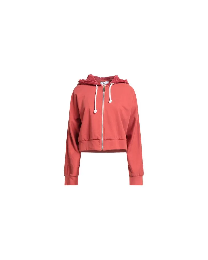 Jijil TOPS - Sweatshirtsauf YOOX.COM Ziegelrot