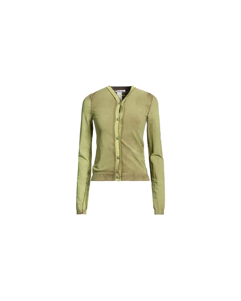 Acne Studios STRICKWAREN - Strickjackenauf YOOX.COM Grün