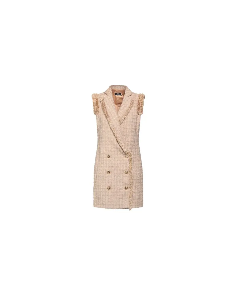 Elisabetta Franchi KLEIDER - Mini-Kleiderauf YOOX.COM Beige