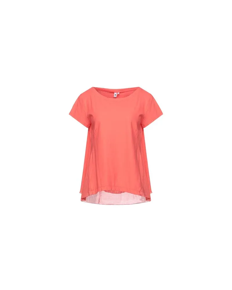 European Culture TOPS - T-shirtsauf YOOX.COM Koralle