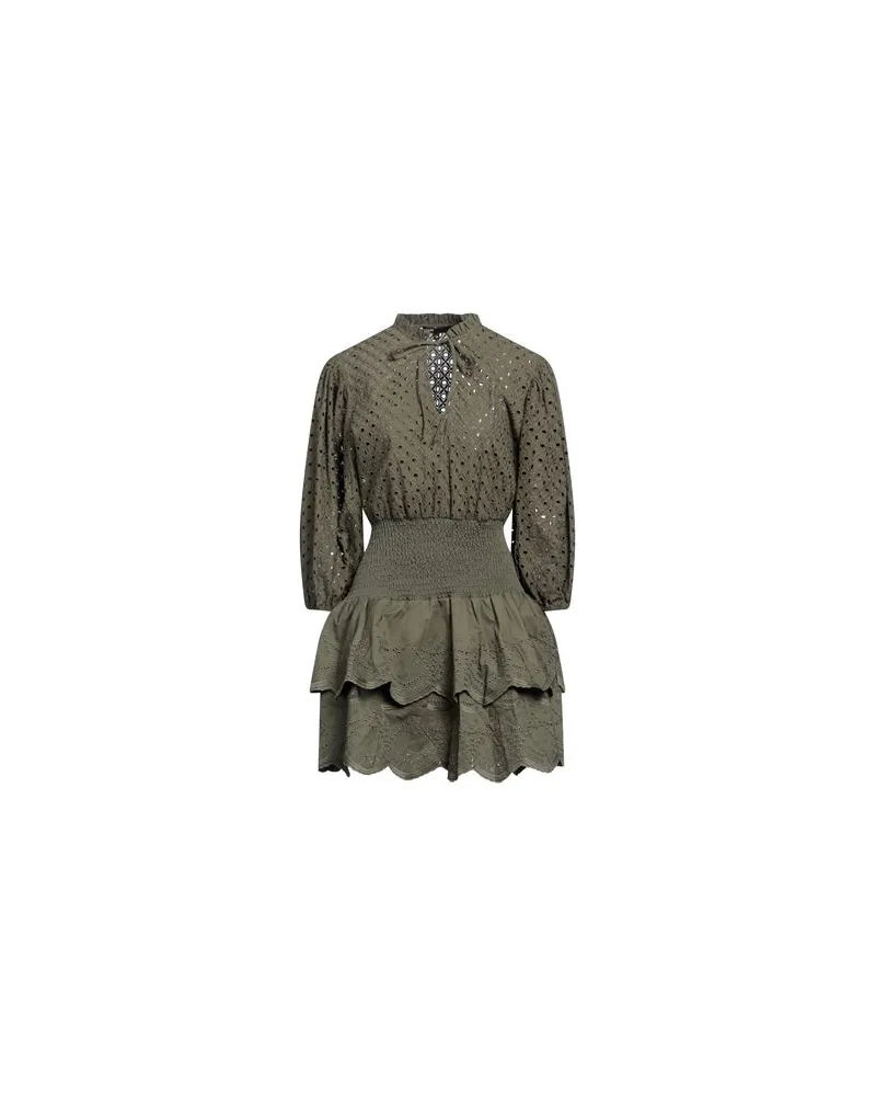 Maje KLEIDER - Mini-Kleiderauf YOOX.COM Militärgrün