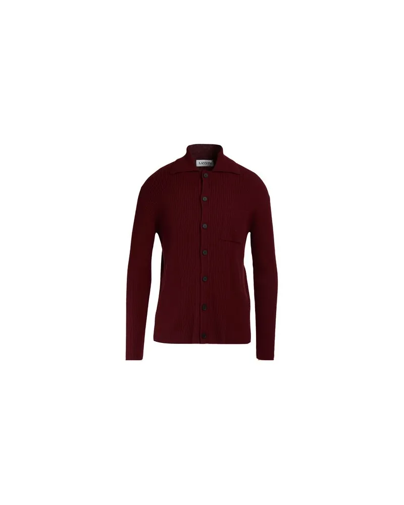 Lanvin STRICKWAREN - Strickjackenauf YOOX.COM Bordeaux