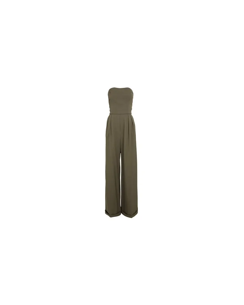 Max Mara OVERALLS - Jumpsuitsauf YOOX.COM Dunkelgrün