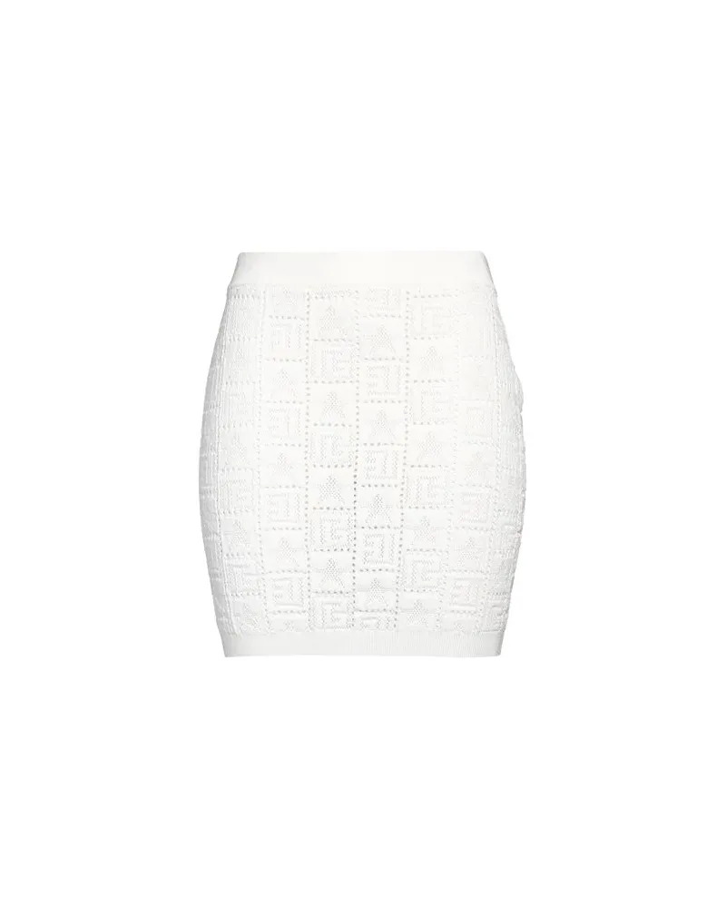 Balmain HOSEN & RÖCKE - Miniröckeauf YOOX.COM Weiß