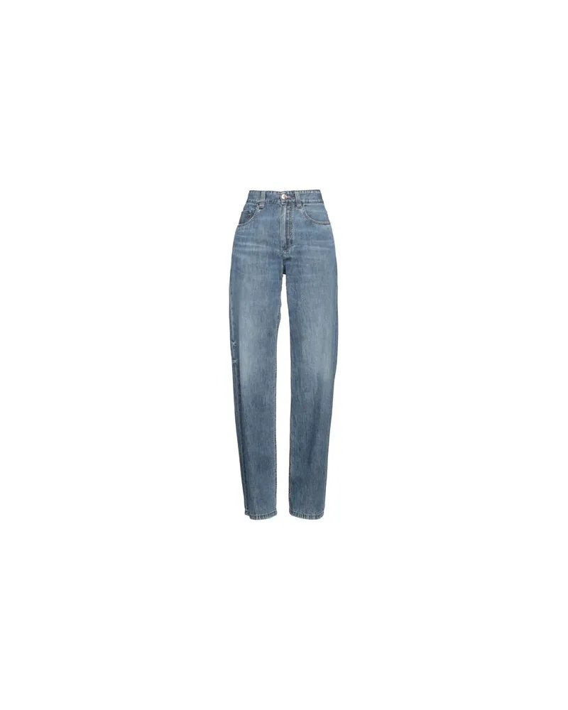 Brunello Cucinelli HOSEN & RÖCKE - Jeanshosenauf YOOX.COM Blau