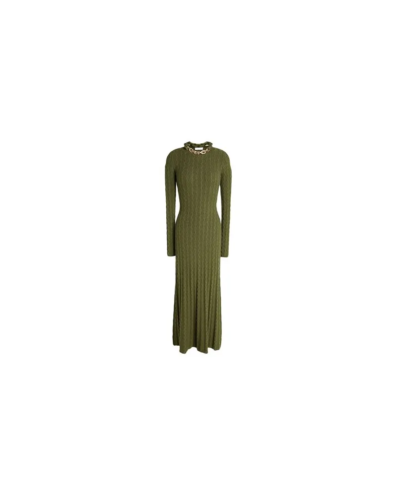 Paco Rabanne KLEIDER - Maxi-Kleiderauf YOOX.COM Militärgrün