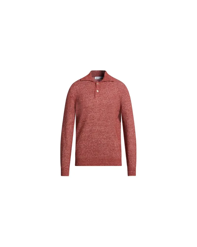 Brunello Cucinelli STRICKWAREN - Pulloverauf YOOX.COM Rostrot