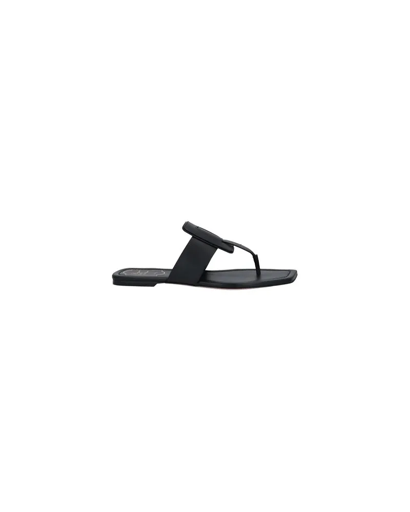 Roger Vivier SCHUHE - Zehentrennerauf YOOX.COM Schwarz