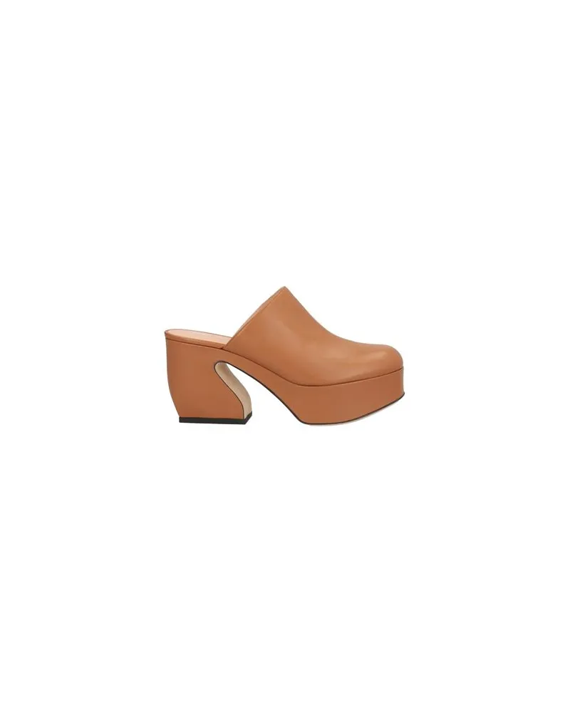 Sergio Rossi SCHUHE - Mules & Clogsauf YOOX.COM Kamel