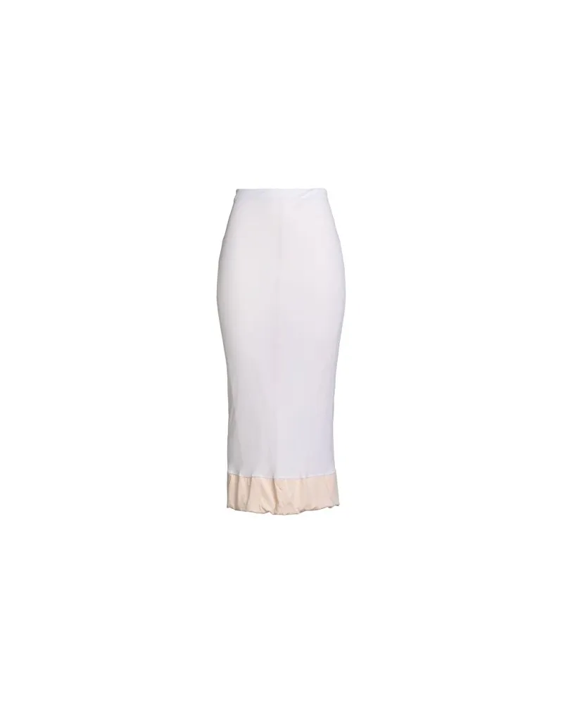 SPORTMAX HOSEN & RÖCKE - Midi-Röckeauf YOOX.COM Weiß