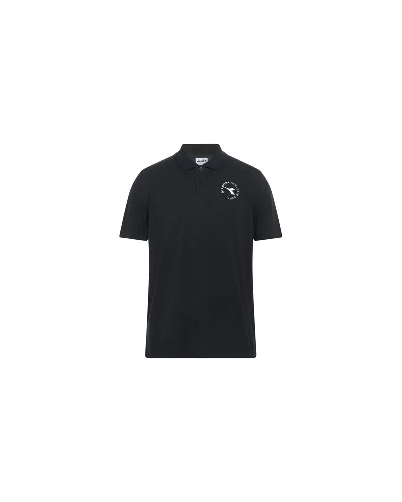 Diadora TOPS - Poloshirtsauf YOOX.COM Schwarz